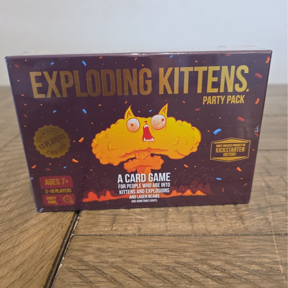 Exploding Kittens Party Pack - Card Game New Sealed